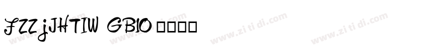 FZZjJHTIW GB10字体转换